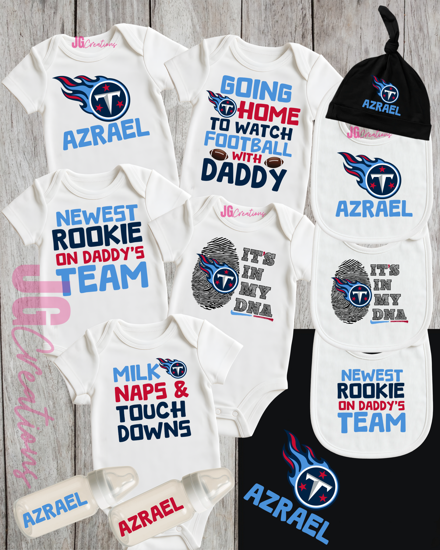 Custom Sports-Themed Baby Box | Personalized Team Baby Gift Set